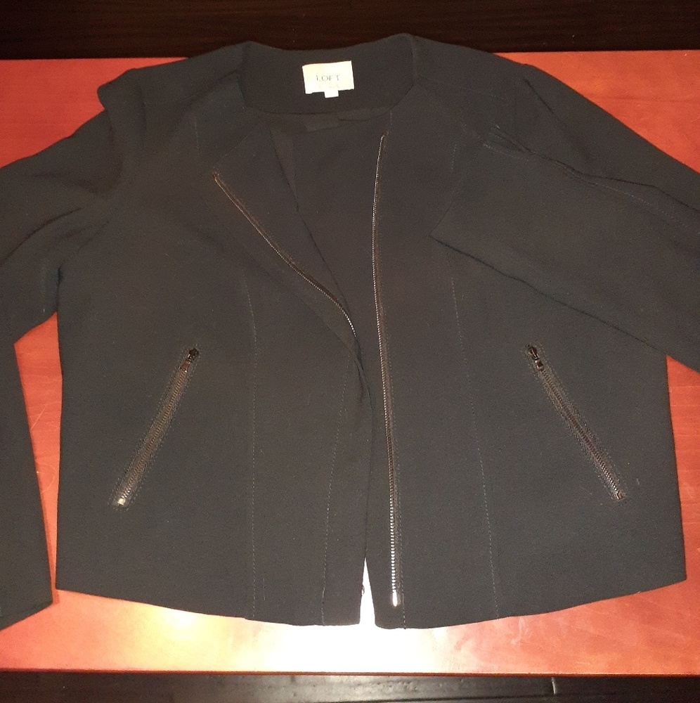 Loft black womens blazer